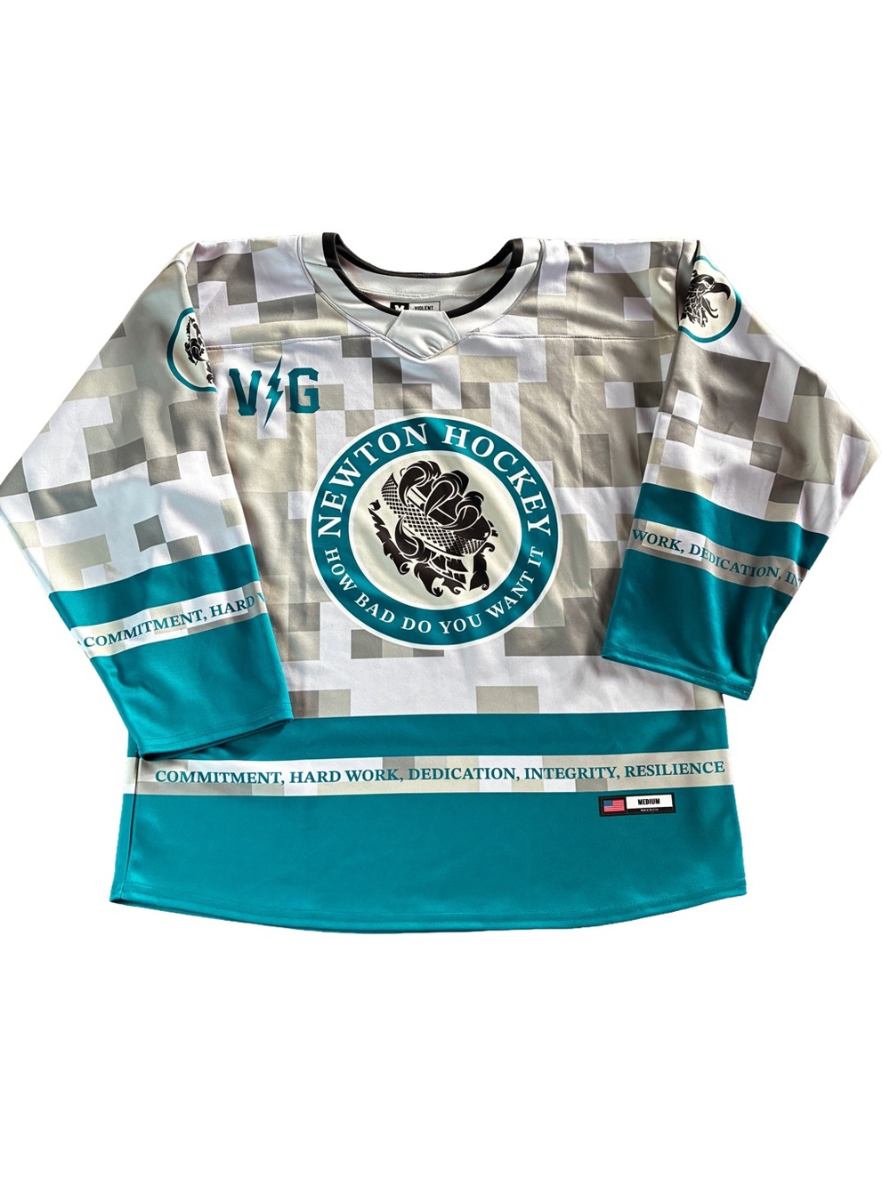 Violent Gentlemen VGHC Newton Hockey Camo Jersey Medium